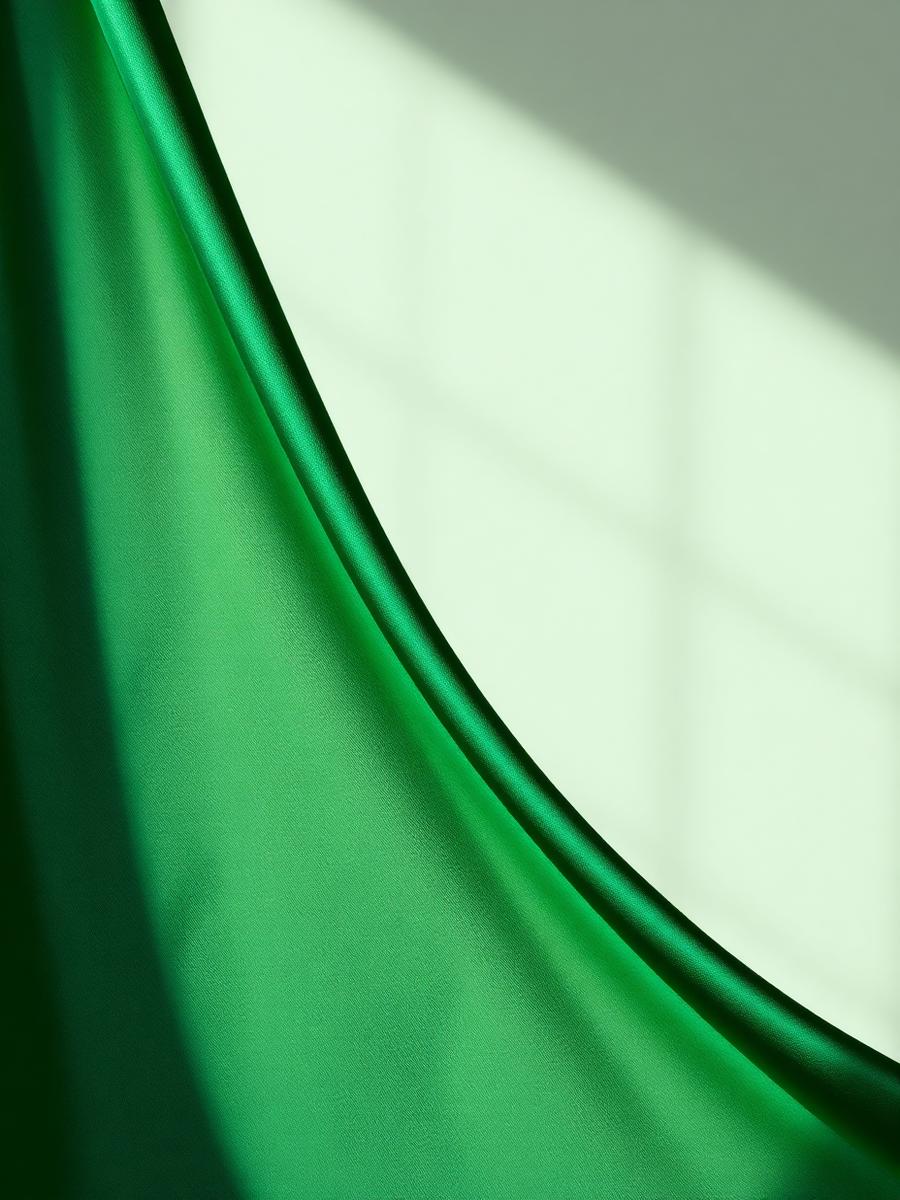 Emerald Raw Silk